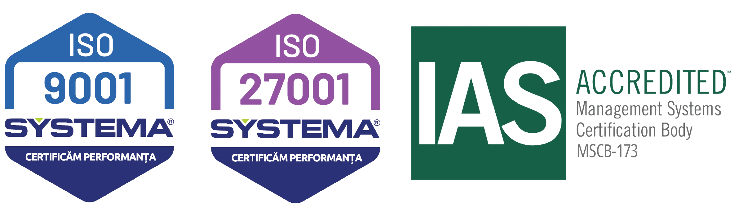 ISO certified