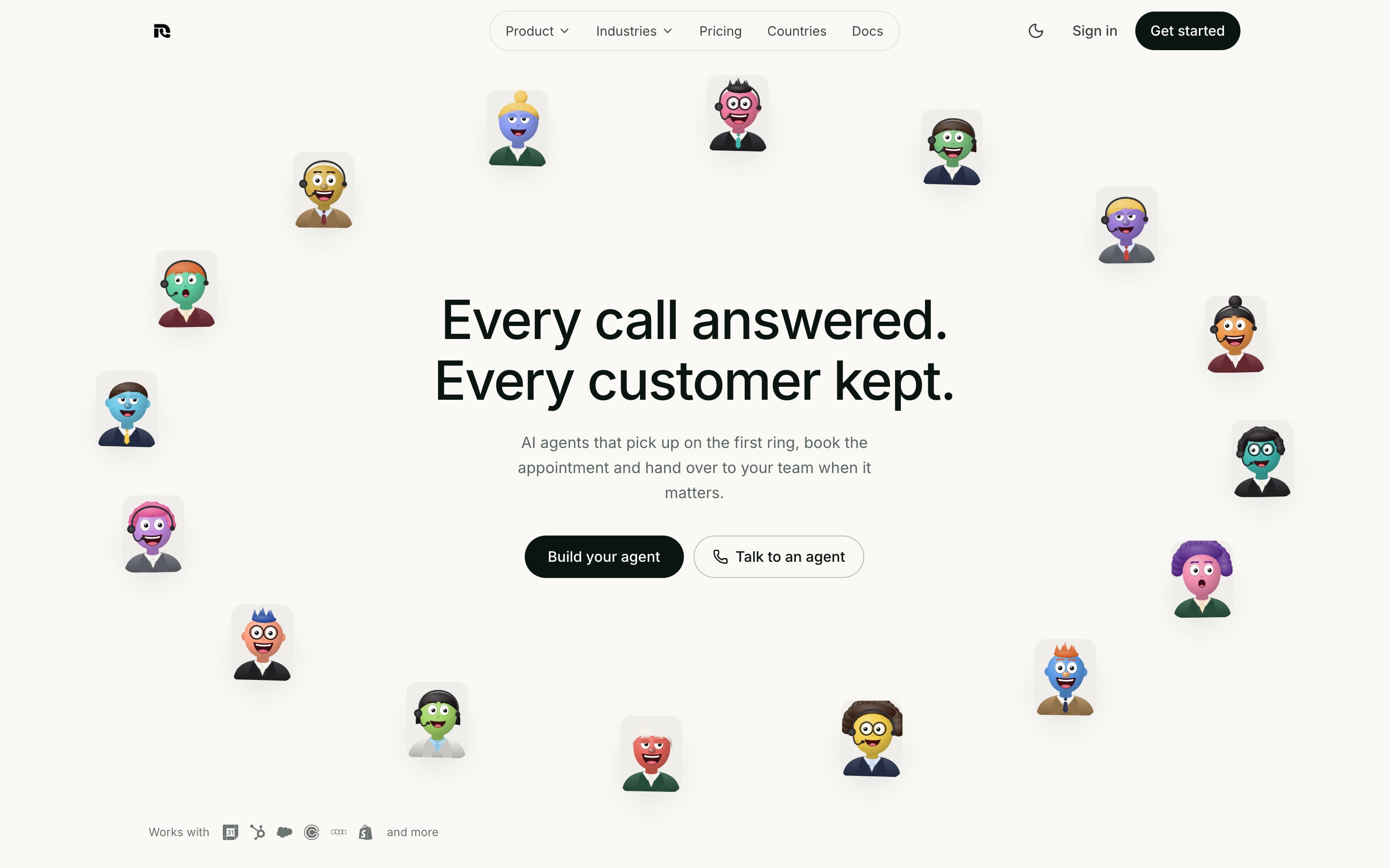 Homepage, light